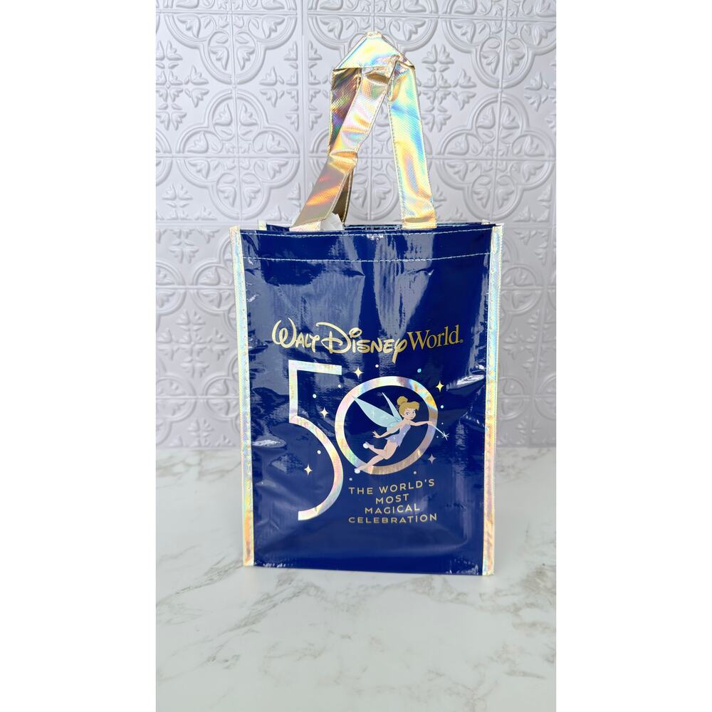 Walt Disney World 50th Anniversary Reusable Tote Bag - Small NEW